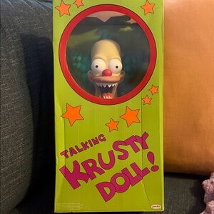 Playful Krusty Talking Doll - Green and Red